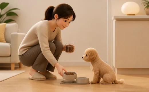 직장인 보호자를 위한 강아지 저녁 식사와 간식 시간 조정법 대표 이미지