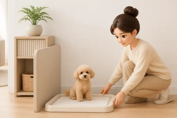 좁은 집에서 강아지 배변 공간을 정리하는 방법 대표 이미지