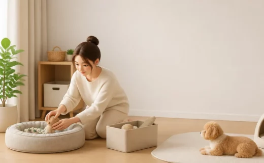 출근 전 10분 안에 끝내는 반려견 공간 정리 루틴 대표 이미지